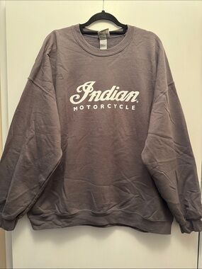 Indian Motorcycle Women's Crewneck Sweatshirt - Gray